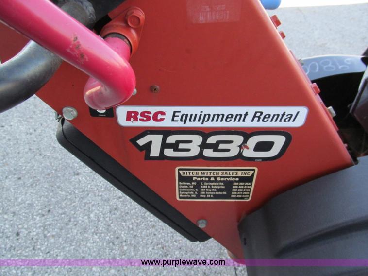 image for item E5729 2007 Ditch Witch 1330H walk behind trencher