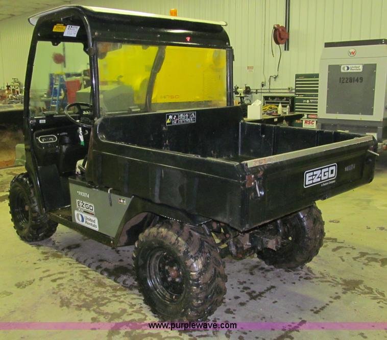 image for item E6001 2007 EZ-GO STS utility vehicle