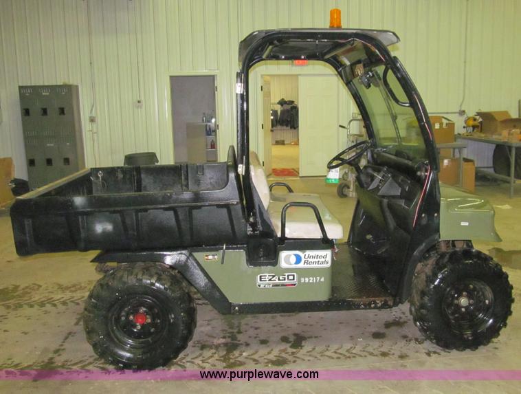 image for item E6001 2007 EZ-GO STS utility vehicle