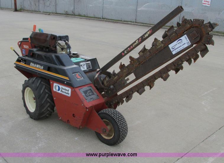 image for item F4001 2006 Ditch Witch 1820 walk behind trencher