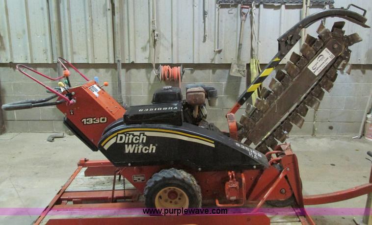image for item F4002 2006 Ditch Witch 1330H walk behind trencher
