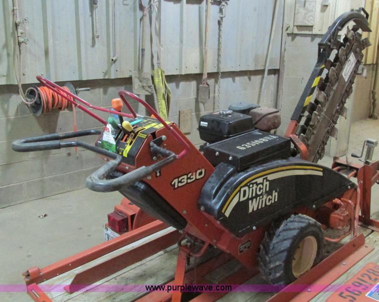 image for item F4002 2006 Ditch Witch 1330H walk behind trencher