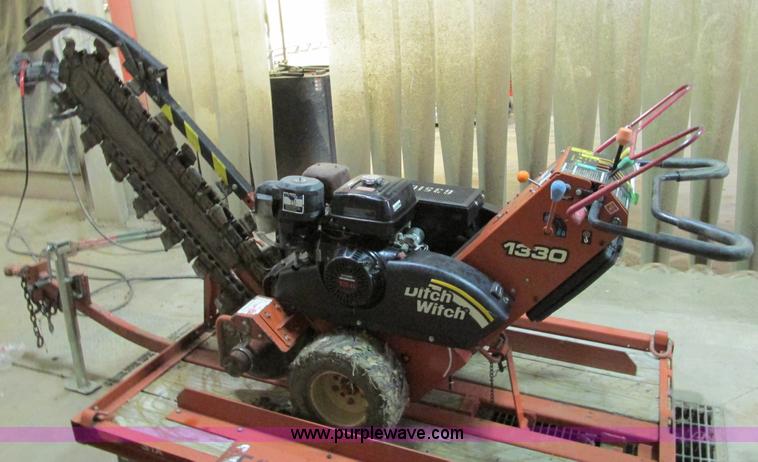 image for item F4002 2006 Ditch Witch 1330H walk behind trencher