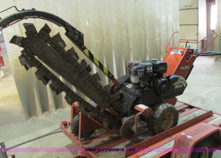 image for item F4002 2006 Ditch Witch 1330H walk behind trencher