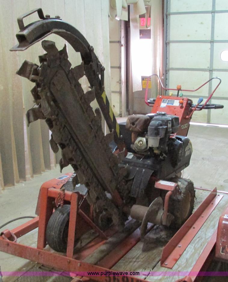 image for item F4002 2006 Ditch Witch 1330H walk behind trencher