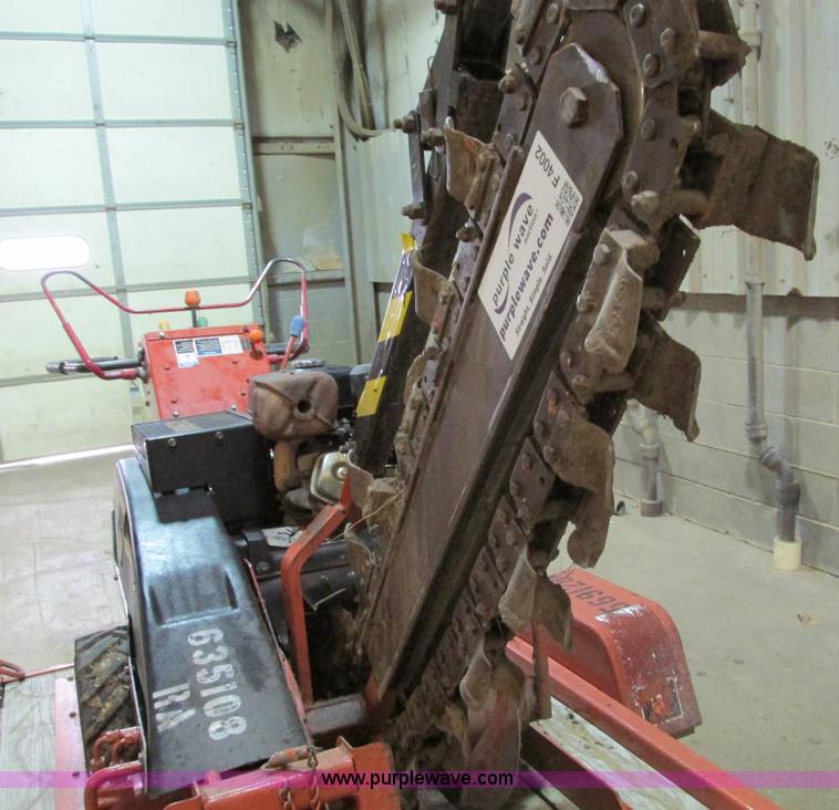 image for item F4002 2006 Ditch Witch 1330H walk behind trencher