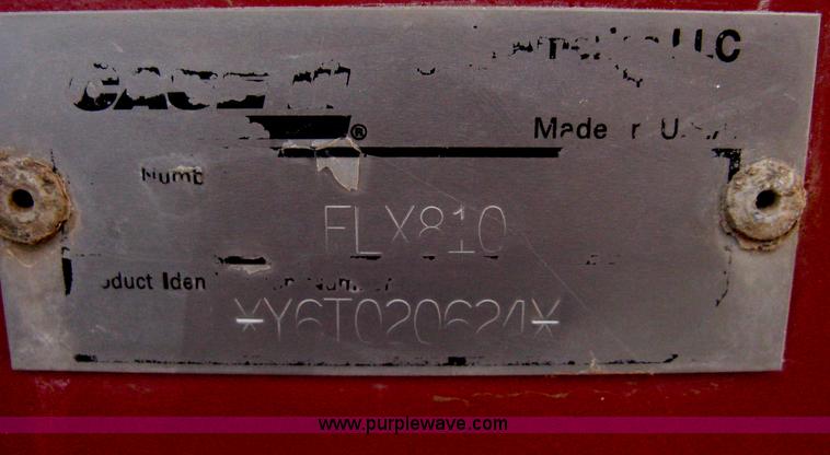 image for item B8225 Case IH FLX 810 Flex-Air applicator bed