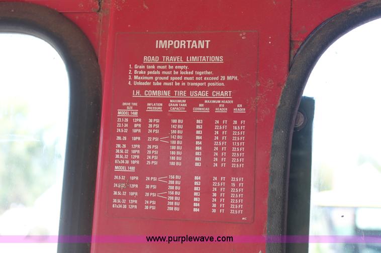 image for item C2856 1980 International 1480 Axial-Flow combine