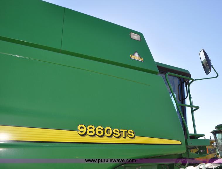 image for item C3226 2004 John Deere 9860 STS RWA combine