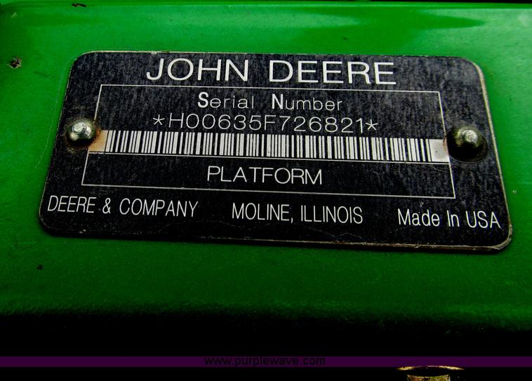 image for item D7015 2008 John Deere 635F 35' flex header