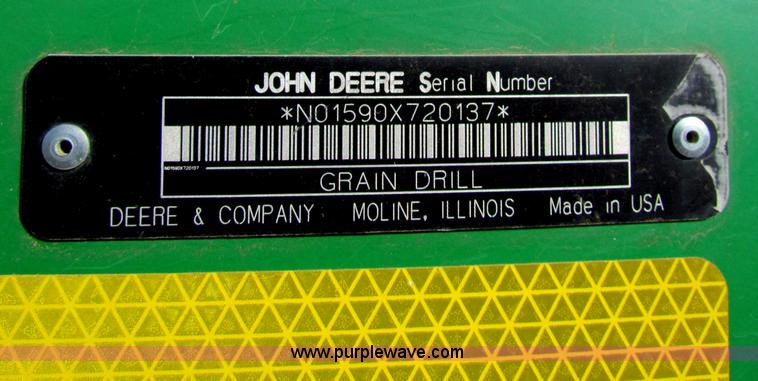 image for item E8184 John Deere 1590 no-till grain drill