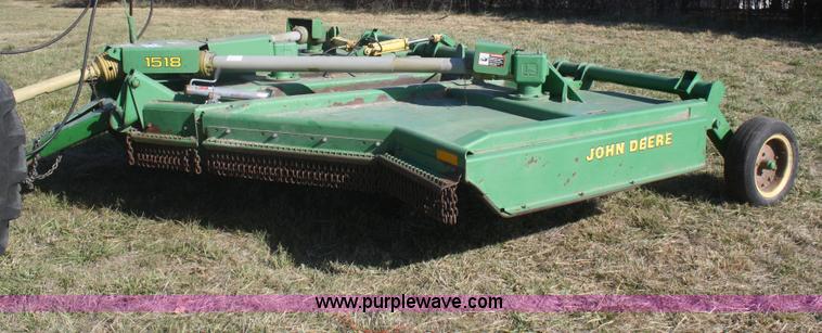 image for item F2766 John Deere 1518 batwing rotary mower