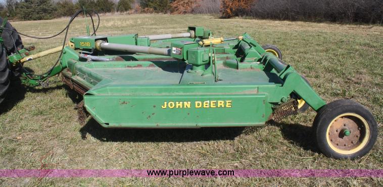 image for item F2766 John Deere 1518 batwing rotary mower