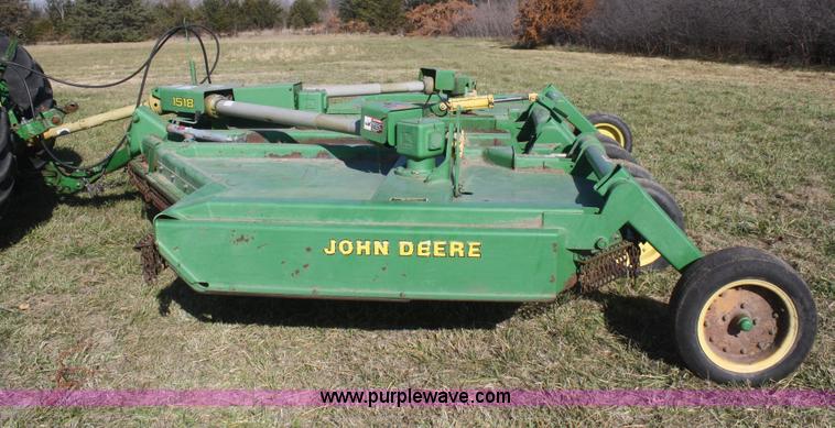 image for item F2766 John Deere 1518 batwing rotary mower