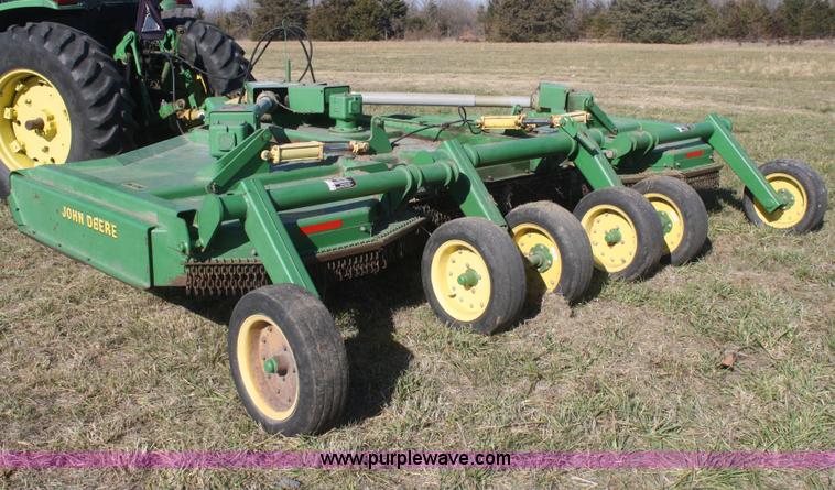 image for item F2766 John Deere 1518 batwing rotary mower