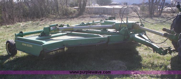 image for item F2766 John Deere 1518 batwing rotary mower