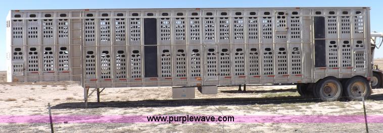 image for item F6316 1991 Barrett livestock trailer