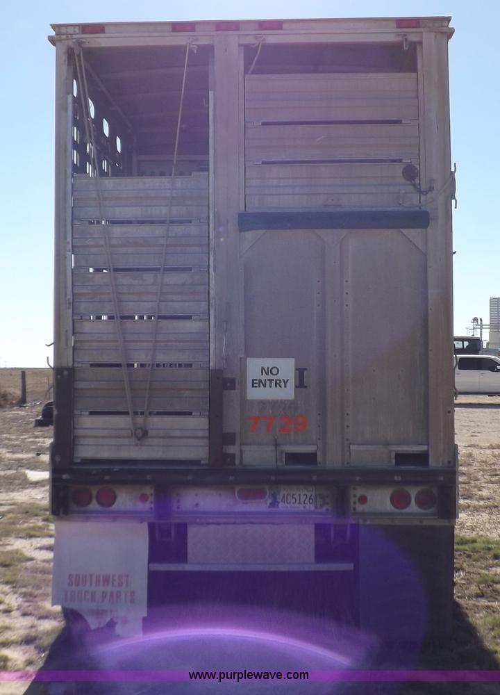 image for item F6316 1991 Barrett livestock trailer