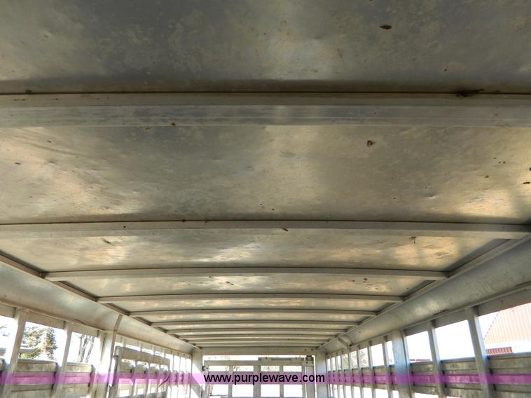 image for item G7571 1999 Sooner aluminum stock trailer