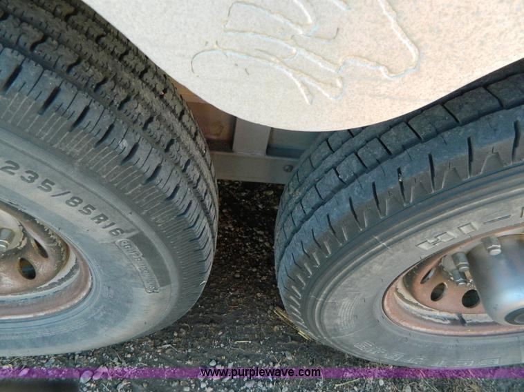 image for item G7571 1999 Sooner aluminum stock trailer