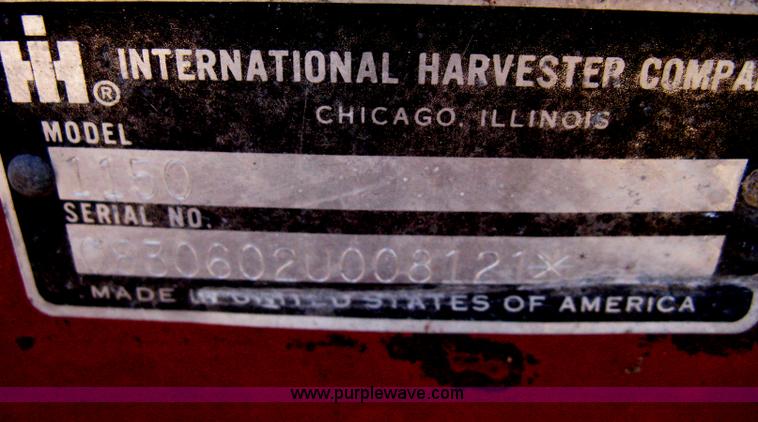 image for item M9122 International 1150 grinder/mixer