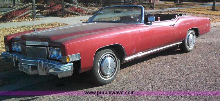 image for item B1658 1975 Cadillac Eldorado convertible