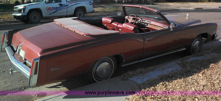 image for item B1658 1975 Cadillac Eldorado convertible
