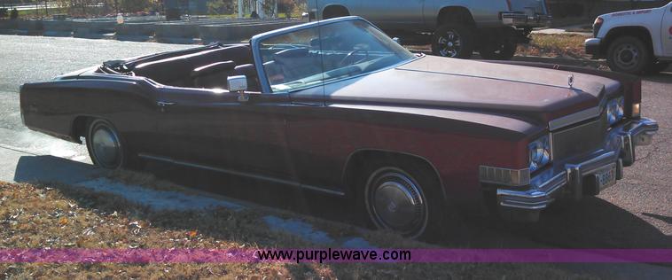 image for item B1658 1975 Cadillac Eldorado convertible