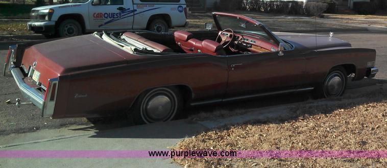 image for item B1658 1975 Cadillac Eldorado convertible