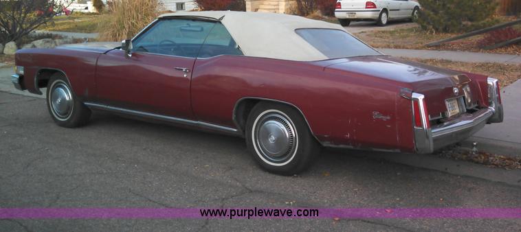image for item B1658 1975 Cadillac Eldorado convertible