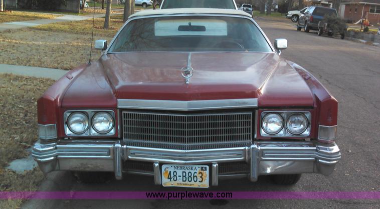 image for item B1658 1975 Cadillac Eldorado convertible
