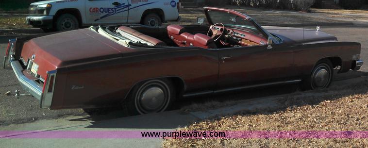 image for item B1658 1975 Cadillac Eldorado convertible