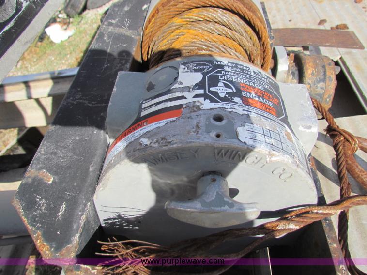 image for item B1667 1991 Ford F350 Custom rollback truck