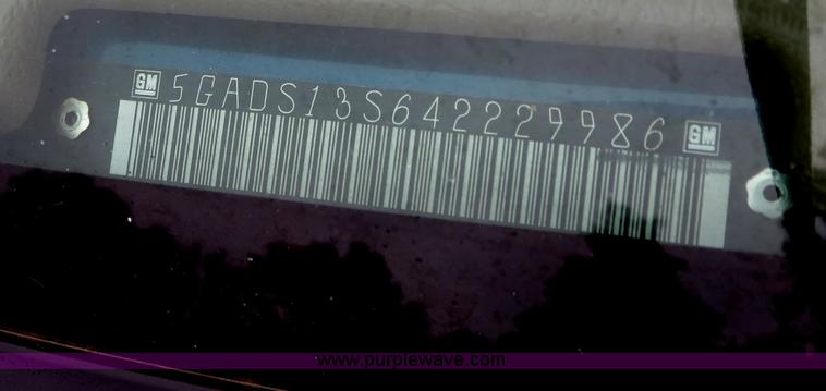 image for item B4537 2004 Buick Ranier CXL SUV