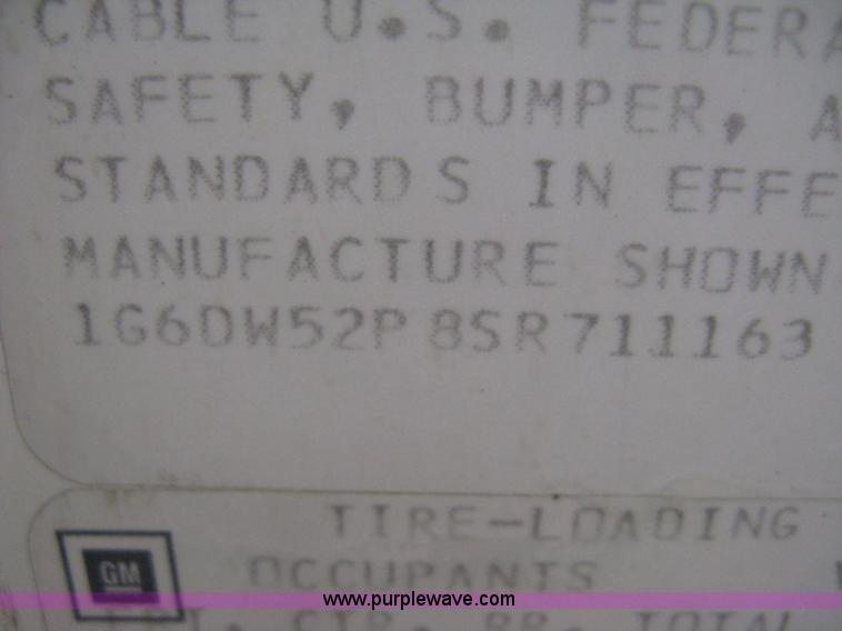 image for item B8228 1995 Cadillac Fleetwood Federal Coach limousine