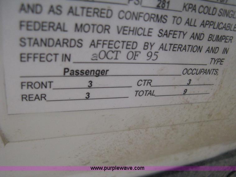 image for item B8228 1995 Cadillac Fleetwood Federal Coach limousine