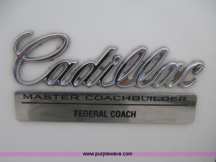 image for item B8228 1995 Cadillac Fleetwood Federal Coach limousine