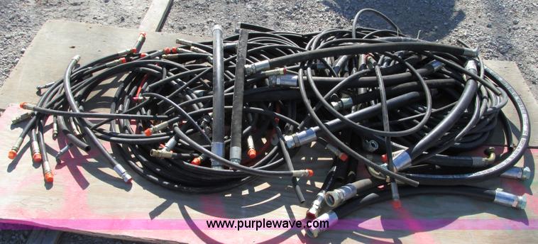 image for item E3559 Assorted hydraulic hosed and fuel lines