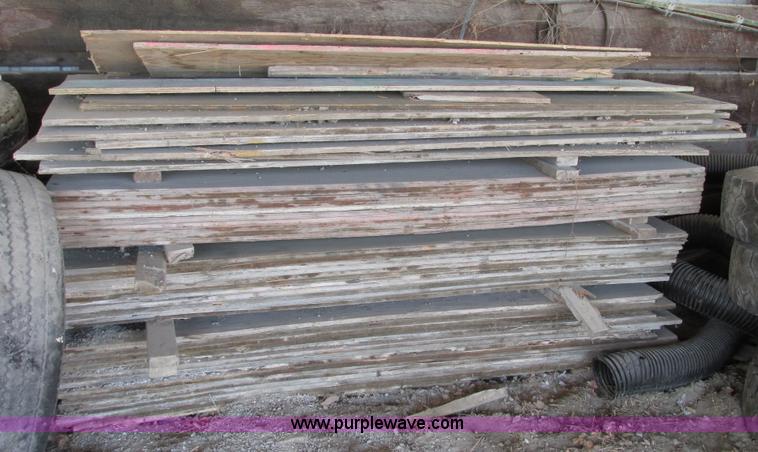 image for item E3560 Approximately 40 sheets of plywood