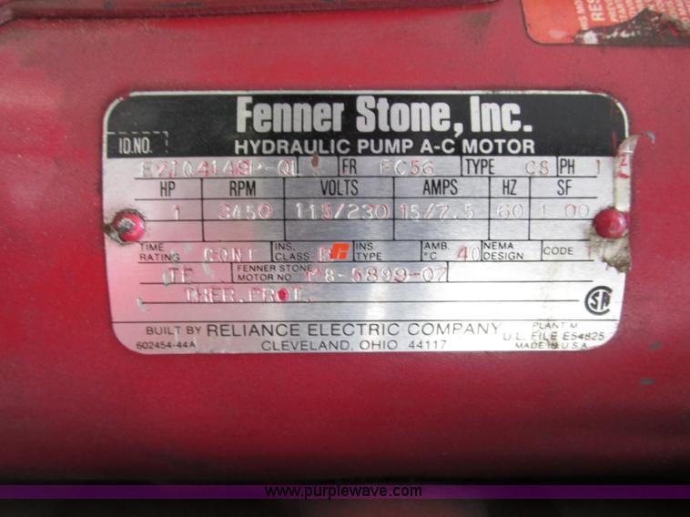 image for item E3562 Gates PC707 hydraulic hose end crimper