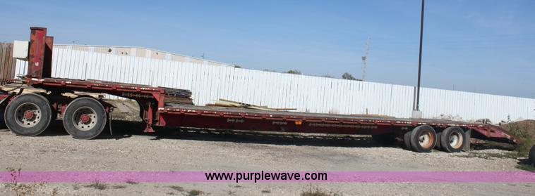 image for item E4225 1995 Daco dual tandem axle flatbed trailer