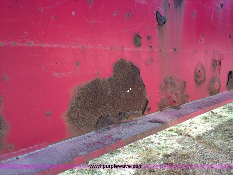 image for item E4225 1995 Daco dual tandem axle flatbed trailer