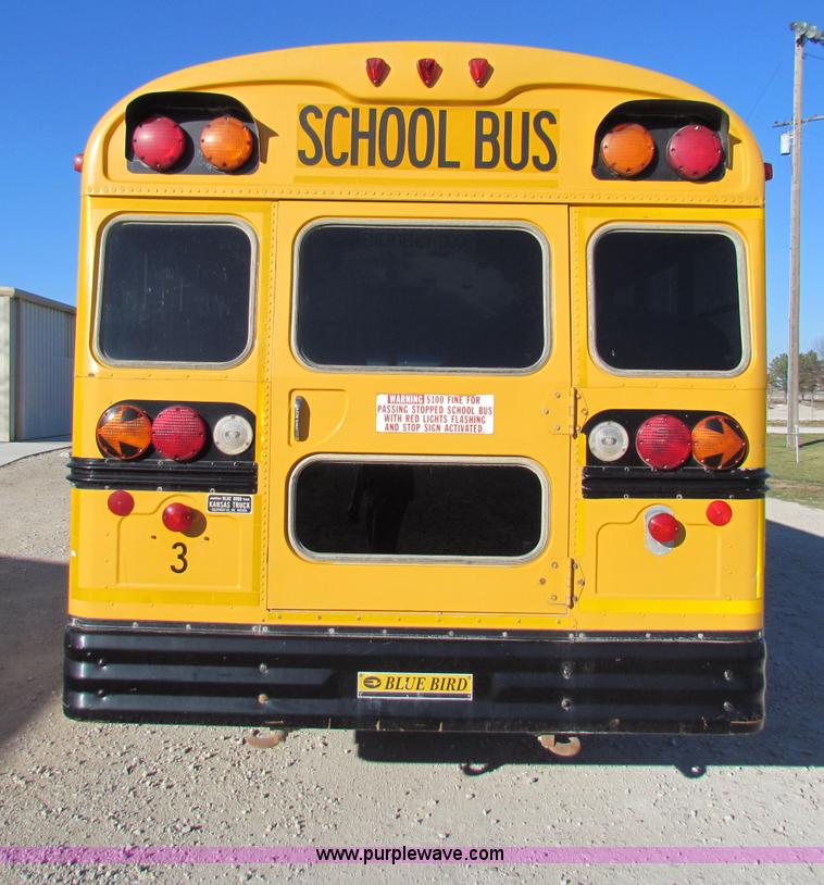 image for item E8183 2001 Blue Bird TC2000 school bus