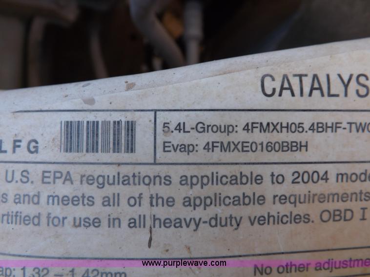 image for item F6299 2004 Ford F250 XLT Super Duty SuperCab pickup truck