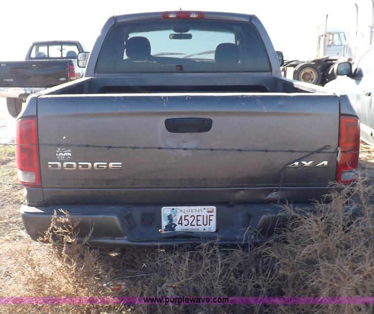 image for item F6309 2002 Dodge Ram 1500 Sport Quad Cab pickup truck