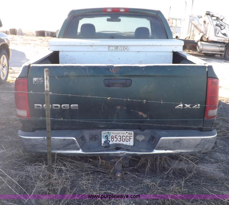 image for item F6310 2002 Dodge Ram 1500 SLT Quad Cab pickup truck