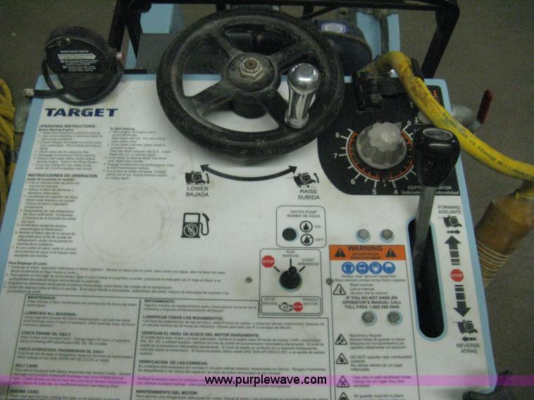 image for item M9111 Target Econoline II concrete saw