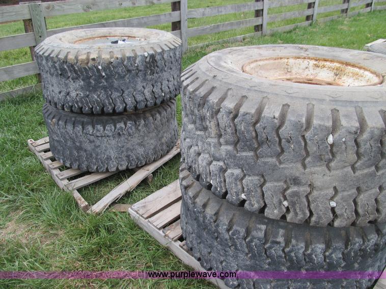 image for item O9052 (4) Goodyear 18-19.5 tires