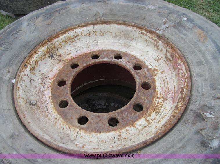 image for item O9052 (4) Goodyear 18-19.5 tires