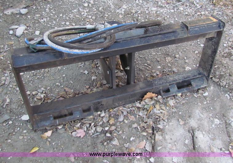image for item V9393 Quick attach skid steer post hole digger